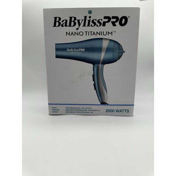 BaBylissPRO Nano Titanium Hair Dryer Blue